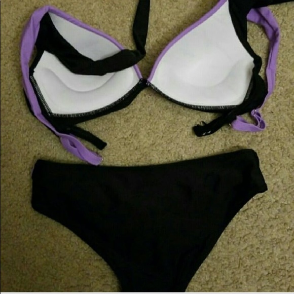 New Summer Sexy Halter Patchwork Bikini Woman - Picture 4 of 5